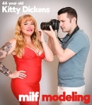 46 Year Old MILF Kitty Dickens Is Getting Fucked By Her Toyboy Photographer During A Photoshoot video from MATURE.NL