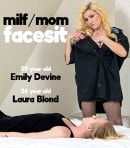 Mom Laura Blond And MILF Emily Devine Have A Mature Lesbian Facesit Fetish Affair video from MATURE.NL