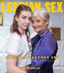 Hairy Mature Arwen Teaches 19-Year-Old Scarlett Spark Everything She Needs To Know About Lesbian Sex video from MATURE.NL