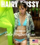 American MILF Susie Siren Masturbates Her Hairy Pussy And Fucks Her Ass With A Vibrator