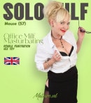 British MILF Mouse Fucks Her Pussy And Ass With Toys In The Office
