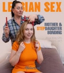 MILF Stepmom Leyla C. Scissors And Sixty-Nines Stepdaughter Alice Klay