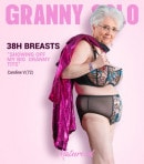 72 Year Old British Granny Caroline V. Masturbates With Vibrator video from MATURE.NL