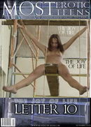 Letter Ten 01 gallery from METART ARCHIVES by Sandro
