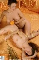 Lida & Hilary in Orange gallery from METART by Deviatkin