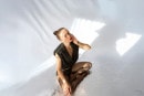 MilenaAngel. White Studio. Part 1. #sunlight