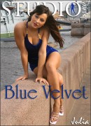 Julia in Blue Velvet gallery from MPLSTUDIOS by Alexander Fedorov