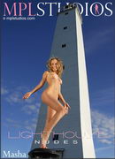 Masha in Lighthouse Nudes gallery from MPLSTUDIOS by Alexander Fedorov