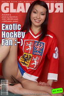 Agnes in Exotic Hockey Fan gallery from MYGLAMOURSITE by Tom Veller