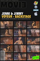Jenni in Voyeur Backstage video from MYGLAMOURSITE by Tom Veller