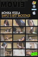 Monika Vesela in Simple is Best Backstage video from MYGLAMOURSITE by Tom Veller
