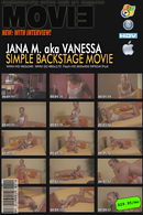 Jana M in Simple Backstage video with Interview video from MYGLAMOURSITE by Tom Veller