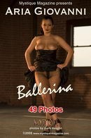Aria Giovanni in Ballerina gallery from MYSTIQUE-MAG by Mark Daughn