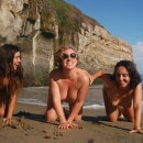 Ava Solanas & Nikki Silver & Felix & Maggie_Mayhem in Beach Party Part 3 gallery from NAUGHTYNATURAL