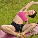 Harley Hex in Yoga Outdoors gallery from NAUGHTYNATURAL