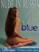 Marina in Blue gallery from NUDE-IN-RUSSIA