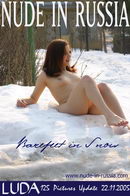 Luda in Barefeet in Snow gallery from NUDE-IN-RUSSIA
