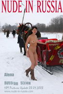 Alena in Russian Sleigh gallery from NUDE-IN-RUSSIA