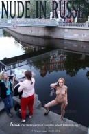 Irena K in Griboyedov Canal in St petersburg gallery from NUDE-IN-RUSSIA