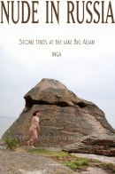 Inga in Stone Tents at the Lake Big Allaki gallery from NUDE-IN-RUSSIA