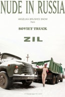Angelika in Soviet Truck Zil gallery from NUDE-IN-RUSSIA