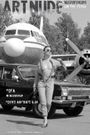 Sofa in Soviet Aircraft IL-14 gallery from NUDE-IN-RUSSIA