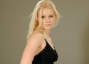 Yulia Sexy Blonde In Black