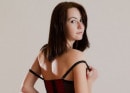 Anna Liska in Anna Sexy In Red Lingerie gallery from NUEROTICA