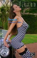 Janine in Racing Girl video from NUGLAM by Mik Hartmann