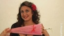 Miriam Gonzalez - Pink Parasol - Part 1 video from PINUPFILES