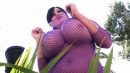 Rachel Aldana - Purple Fishnet 1 - Big Tits And Nipples Popping Through! video from PINUPFILES