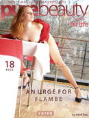 Sarka in An Urge For Flambe gallery from PUREBEAUTY by Adolf Zika