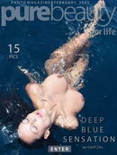 Bara in Deep Blue Sensation gallery from PUREBEAUTY by Adolf Zika