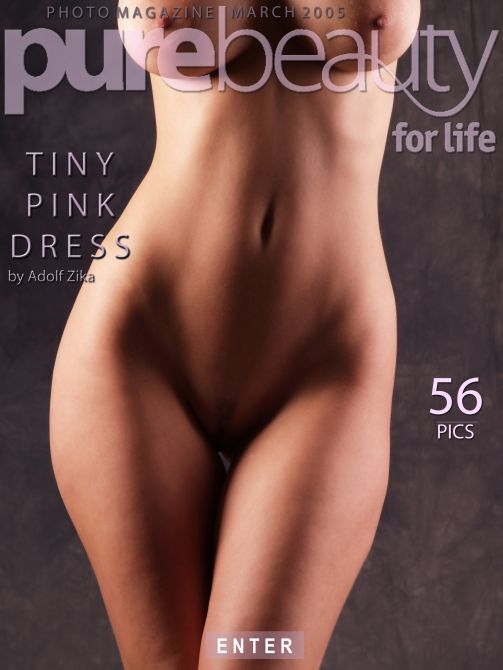 Milly in Tiny Pink Dress gallery from PUREBEAUTY by Adolf Zika