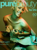 Monika W in Red Light gallery from PUREBEAUTY by Pavel Dolezal