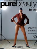Zuzana in Down To Business gallery from PUREBEAUTY by Vincent Bogart