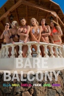 Amelia W & Anna J & Ella M & Jane A & Miah C & Paige M in Bare Balcony gallery from REALBIKINIGIRLS