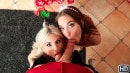 Piper Perri & Jessie Wylde in Mistletoe Tramp video from REALITY KINGS