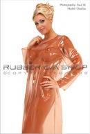 Chacha in Long Rubber Nightdress gallery from RUBBEREVA by Paul W