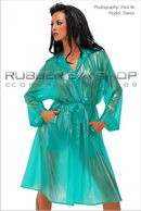 Danni in 3/4 Length Plastic Mac gallery from RUBBEREVA by Paul W