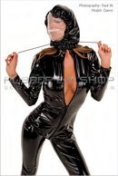 Danni in Drawstring Double Layered Breathplay Hood gallery from RUBBEREVA by Paul W
