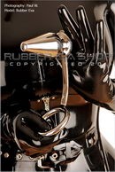 Rubber Eva in Anal Hook with Adjustable Butt Plug gallery from RUBBEREVA by Paul W