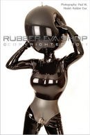 Rubber Eva in Giant Inflatable Rubber Ball Hood gallery from RUBBEREVA by Paul W