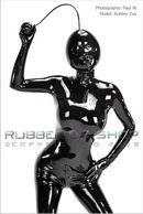 Rubber Eva in Inflatable Rubber Hood With Pepperpot Eyes gallery from RUBBEREVA by Paul W