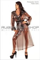 Mens Hooded Plastic Dressing Gown