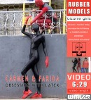 Carmen & Farida in Obsession With Latex video from RUBBERMODELS