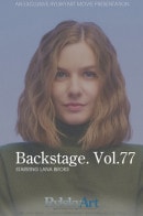 Lana Broks in Backstage. Vol.77 video from RYLSKY ART by Rylsky