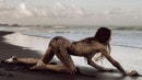 SANKTOR 174 - SLAVIC SKINNY TALL MODEL MASTURBATES ON THE BEACH
