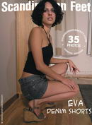Eva in Denim Shorts gallery from SCANDINAVIANFEET