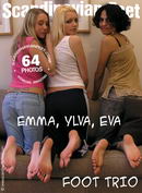 Emma & Ylva & Eva in Foot Trio gallery from SCANDINAVIANFEET